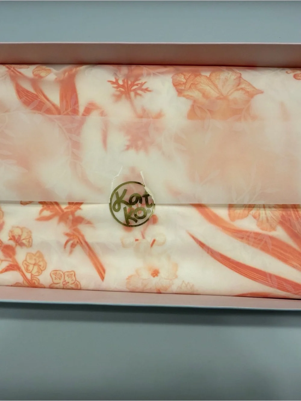 Lovely NIB Katko Silk Scarf- 34X34 Inches